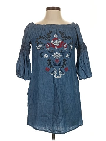 Blue Rain Casual Dress (view 1)