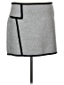 JOA Graphic Gray Casual Skirt Size L - photo 1