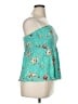 Torrid Teal Sleeveless Blouse Size 1X Plus (1) - photo 4