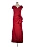 Xscape Solid Red Cocktail Dress Size 16 - photo 1