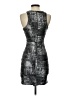 Soprano Metallic Silver Cocktail Dress Size XS - photo 2