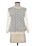 Amadi Polka Dots Silver Pullover Sweater Size S - photo 1