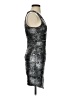 Soprano Metallic Silver Cocktail Dress Size XS - photo 4