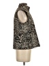 Nine West 100% Polyester Animal Print Gold Vest Size S - photo 4