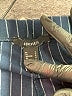 Forever 21 Stripes Blue Leggings Size L - photo 4
