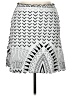 Haystacks Graphic Silver Casual Skirt Size XL - photo 1