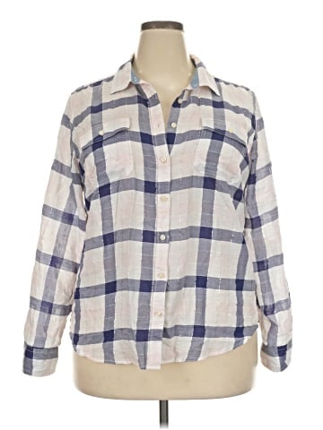 St. John's Bay Long Sleeve Button-Down Shirt (view 1)