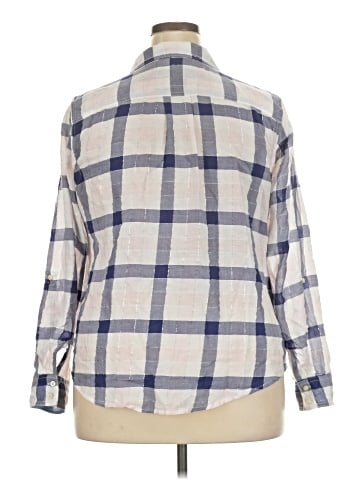 St. John's Bay Long Sleeve Button-Down Shirt (view 2)