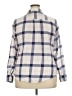 St. John's Bay Plaid Ivory Long Sleeve Button-Down Shirt Size XXL - photo 2