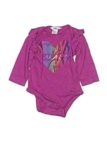 Guess Baby Long Sleeve Onesie (view 1)