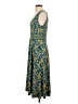 Max Studio Paisley Teal Casual Dress Size S - photo 5