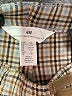 H&M Plaid Brown Casual Pants Size 7 - photo 3