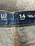 Gap Kids 100% Cotton Blue Jeans Size 14 - photo 3