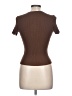 Altar'd State Brown Short Sleeve Top Size L - photo 2