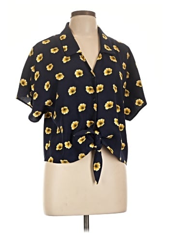 Maison Jules Short Sleeve Blouse (view 1)