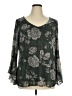 Sara Michelle Gray 3/4 Sleeve Blouse Size XL - photo 1