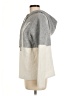 Cupcakes & Cashmere Silver Pullover Sweater Size M - photo 5
