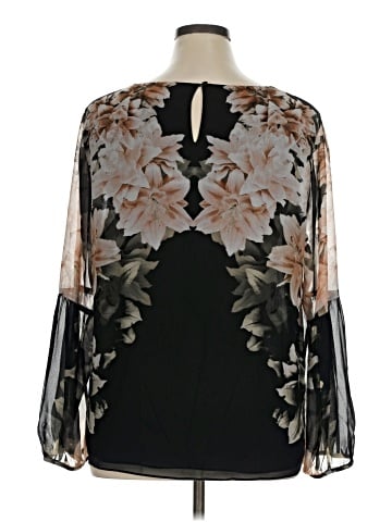 Calvin Klein Long Sleeve Blouse (view 2)