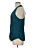 LA Made Teal Sleeveless Blouse Size L - photo 5