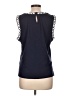 Boston Proper 100% Cotton Blue Sleeveless Blouse Size L - photo 2