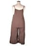 Anrabess Solid Brown Jumpsuit Size XXL - photo 2