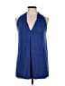 Max Studio Blue Sleeveless Blouse Size L - photo 1