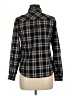 Love Tree Plaid Black Long Sleeve Button-Down Shirt Size M - photo 2