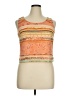DressBarn 100% Polyester Orange Sleeveless Blouse Size 14 (petite) - photo 1