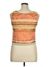 DressBarn 100% Polyester Orange Sleeveless Blouse Size 14 (petite) - photo 2