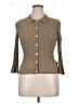 Boden Tan 3/4 Sleeve Button-Down Shirt Size 14 - photo 1