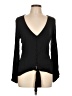 Venus Black Long Sleeve Blouse Size L - photo 1