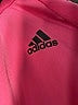 Adidas 100% Polyester Pink Track Jacket Size 6 - photo 3