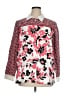 Bob Mackie 100% Polyester Floral Pink 3/4 Sleeve Blouse Size XL - photo 1