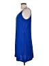 Unbranded 100% Polyester Solid Blue Casual Dress Size L - photo 5
