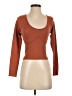 Aura Brown Long Sleeve Top Size S - photo 1