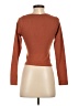 Aura Brown Long Sleeve Top Size S - photo 2