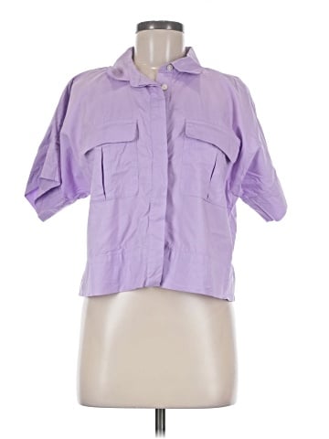 Ann Taylor LOFT 3/4 Sleeve Button-Down Shirt (view 1)