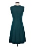 Halogen Solid Teal Casual Dress Size 4 (petite) - photo 2