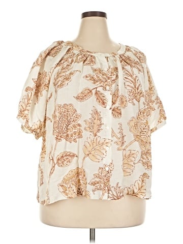 Karen Kane Short Sleeve Blouse (view 1)