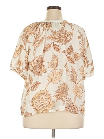 Karen Kane Short Sleeve Blouse (view 2)