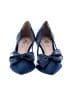 Midnight Velvet Blue Heels Size 8 1/2 - photo 2