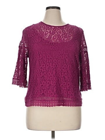 Laundry by Shelli Segal 3/4 Sleeve Top (view 1)