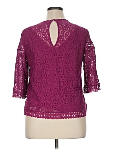 Laundry by Shelli Segal 3/4 Sleeve Top (view 2)