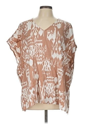 Anne Klein Short Sleeve Blouse (view 1)