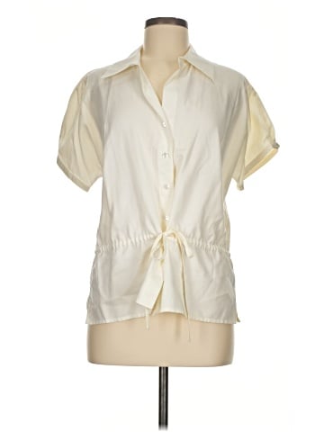Ellen Tracy Short Sleeve Silk Top (view 1)