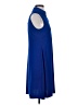 MSK Solid Blue Casual Dress Size S - photo 4