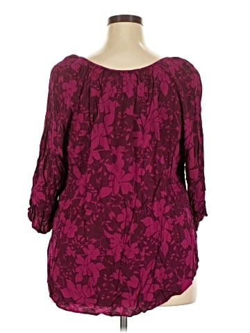 St. John's Bay 3/4 Sleeve Blouse (view 2)