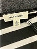 Max Studio Stripes Black Casual Dress Size L - photo 4