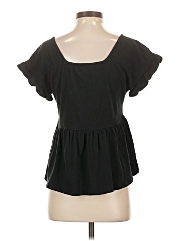 Madewell Knit Lightspun Ruffle-Hem Top (view 2)