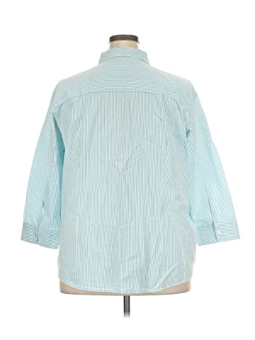 L.L.Bean 3/4 Sleeve Button-Down Shirt (view 2)